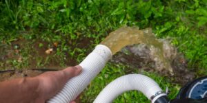 Backwash Hose For Draining a Pool With A Sand Filter