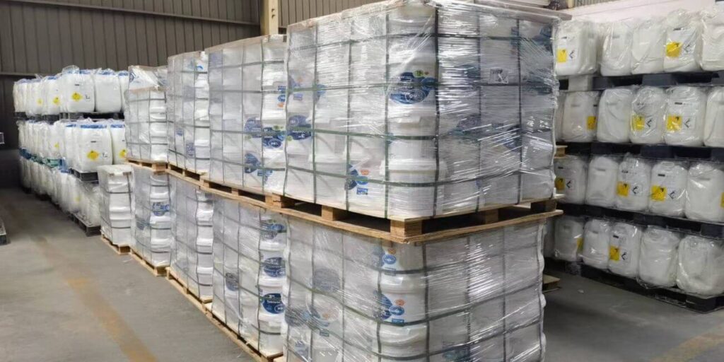 Pool Chlorine Tablets Warehouse In The Chlorine Factory