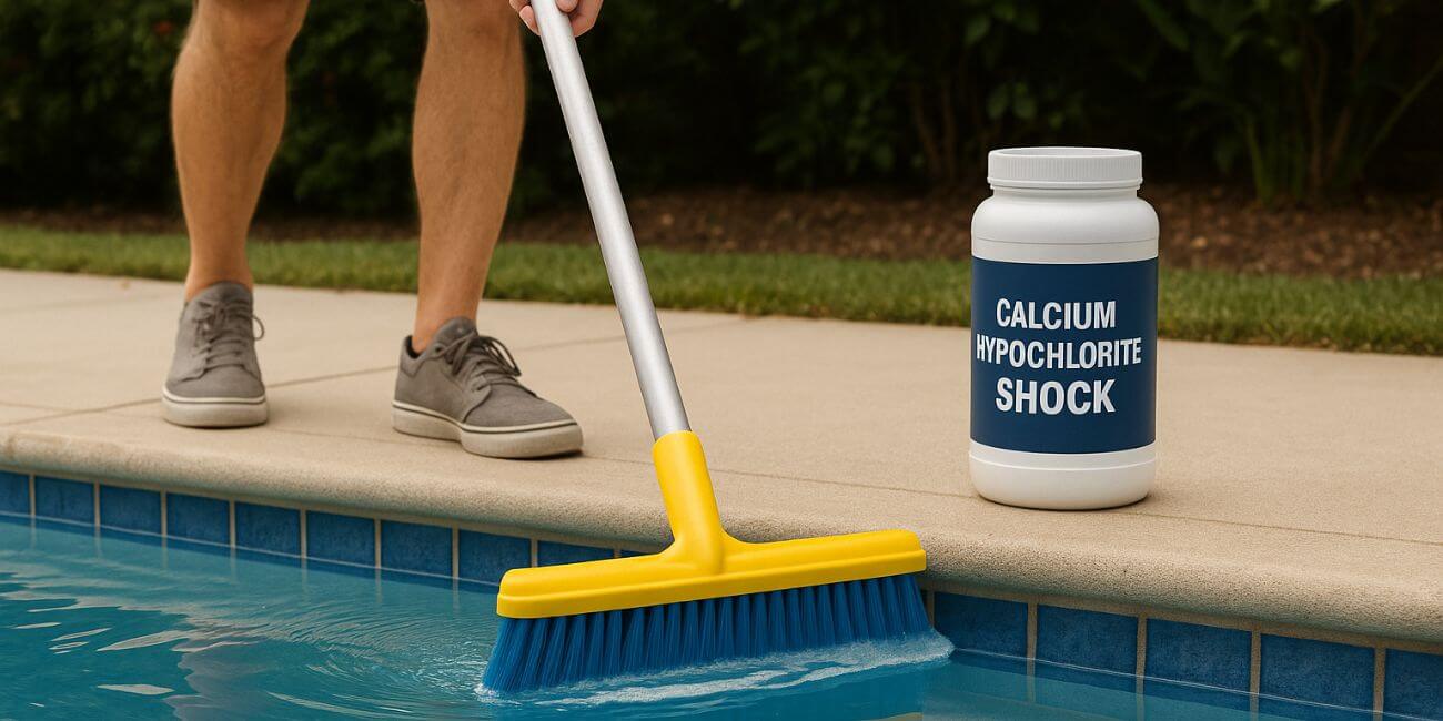 Clean the Pool With Calcium Hypochlorite Shock